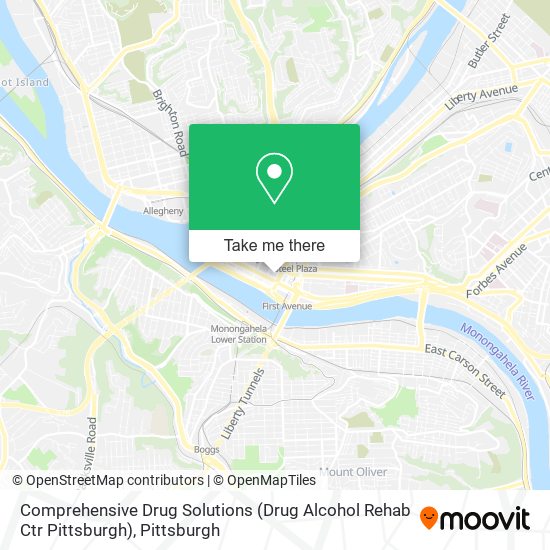 Mapa de Comprehensive Drug Solutions (Drug Alcohol Rehab Ctr Pittsburgh)