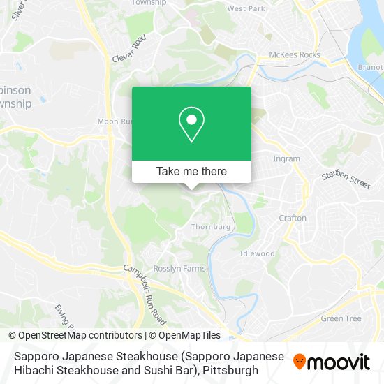 Mapa de Sapporo Japanese Steakhouse (Sapporo Japanese Hibachi Steakhouse and Sushi Bar)