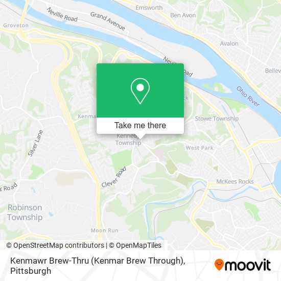 Mapa de Kenmawr Brew-Thru (Kenmar Brew Through)