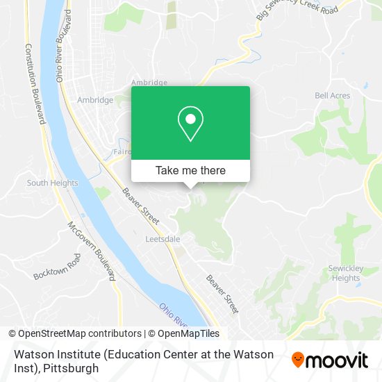 Mapa de Watson Institute (Education Center at the Watson Inst)