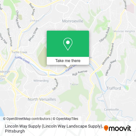 Lincoln Way Supply map