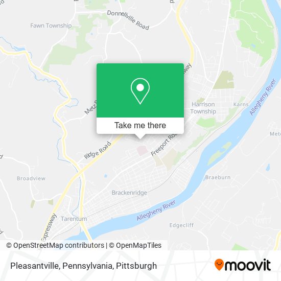 Pleasantville, Pennsylvania map