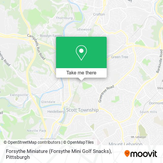 Mapa de Forsythe Miniature (Forsythe Mini Golf Snacks)