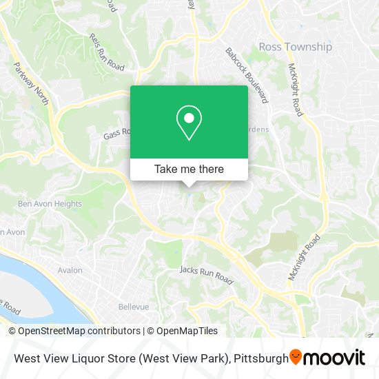 West View Liquor Store (West View Park) map