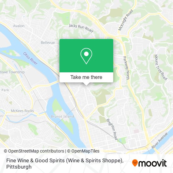 Mapa de Fine Wine & Good Spirits (Wine & Spirits Shoppe)