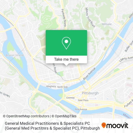 Mapa de General Medical Practitioners & Specialists PC (General Med Practitnrs & Specialist PC)