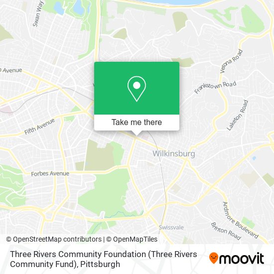 Mapa de Three Rivers Community Foundation