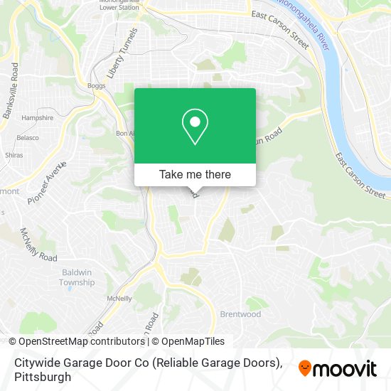 Mapa de Citywide Garage Door Co (Reliable Garage Doors)