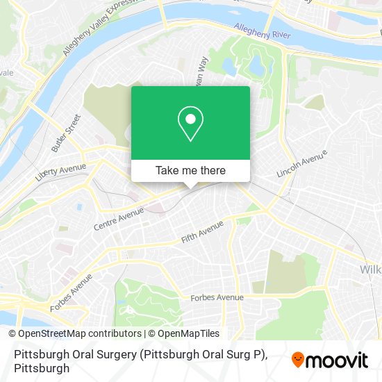 Pittsburgh Oral Surgery (Pittsburgh Oral Surg P) map