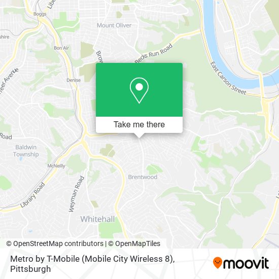 Mapa de Metro by T-Mobile (Mobile City Wireless 8)