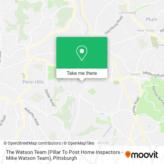 Mapa de The Watson Team (Pillar To Post Home Inspectors - Mike Watson Team)