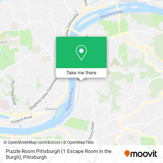 Puzzle Room Pittsburgh (1 Escape Room in the Burgh) map