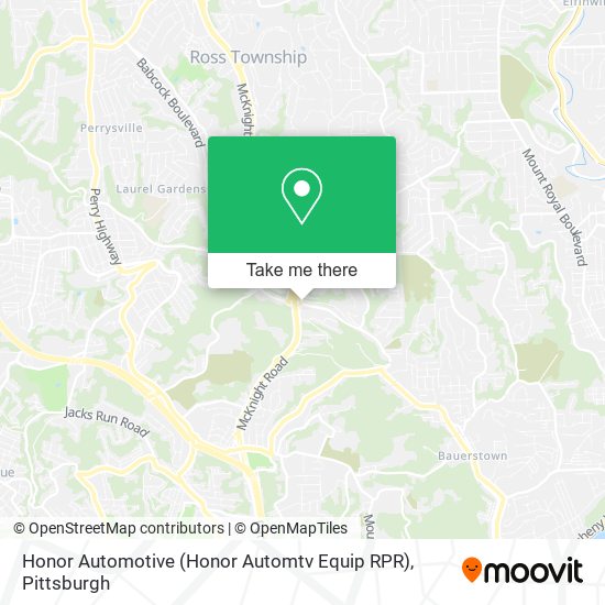 Honor Automotive (Honor Automtv Equip RPR) map