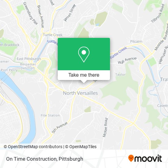 On Time Construction map