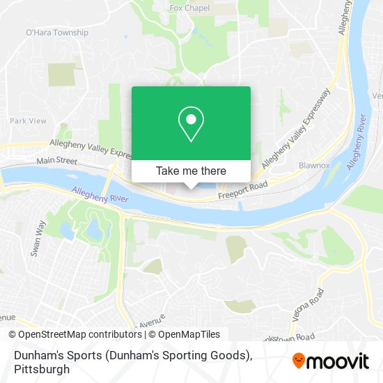 Dunham's Sports (Dunham's Sporting Goods) map