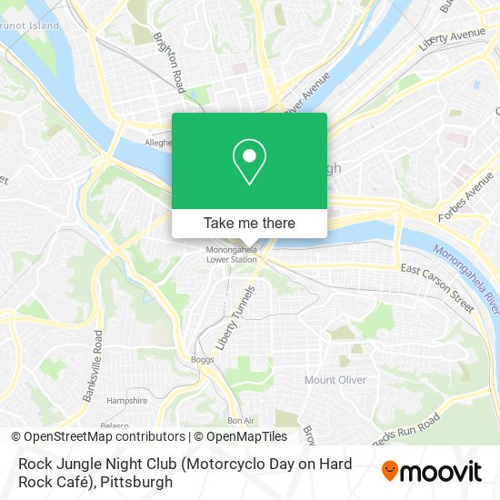 Mapa de Rock Jungle Night Club (Motorcyclo Day on Hard Rock Café)