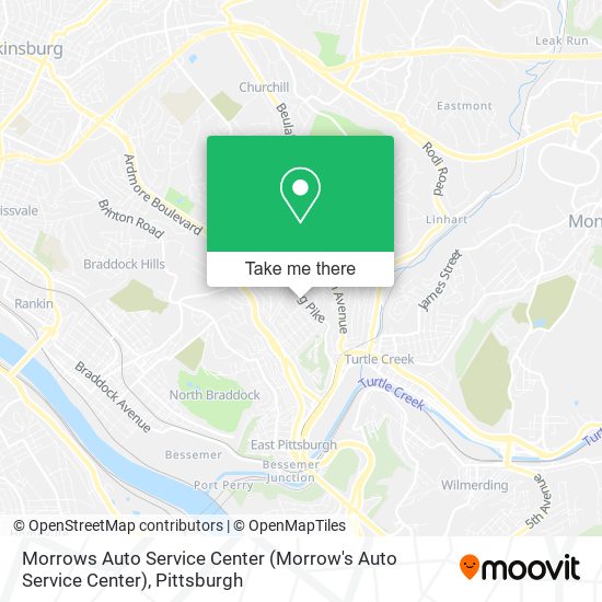 Mapa de Morrows Auto Service Center (Morrow's Auto Service Center)
