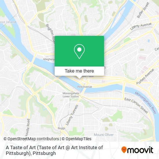 A Taste of Art (Taste of Art @ Art Institute of Pittsburgh) map