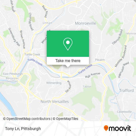 Tony Ln map