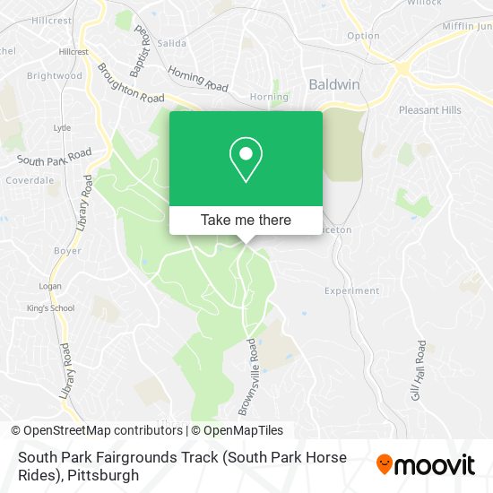South Park Fairgrounds Track (South Park Horse Rides) map