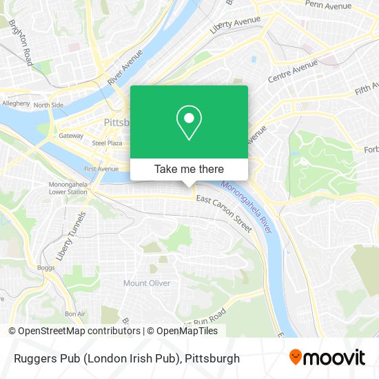 Mapa de Ruggers Pub (London Irish Pub)