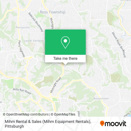 Mapa de Mihm Rental & Sales (Mihm Equipment Rentals)