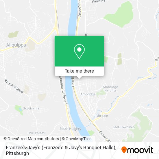 Franzee's-Javy's (Franzee's & Javy's Banquet Halls) map