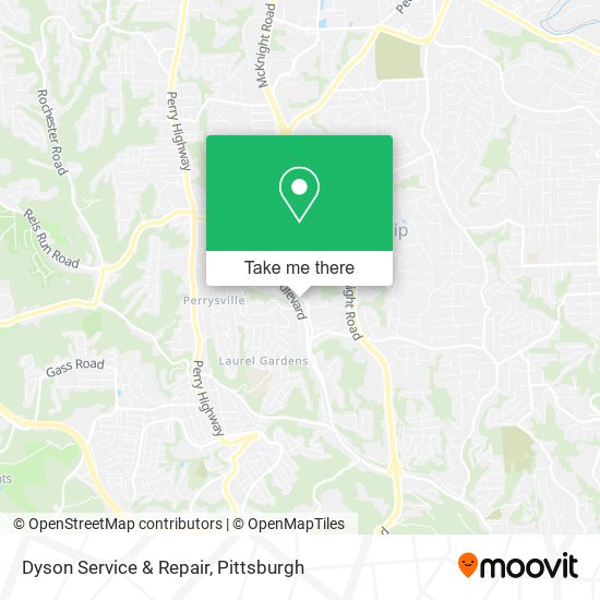 Dyson Service & Repair map