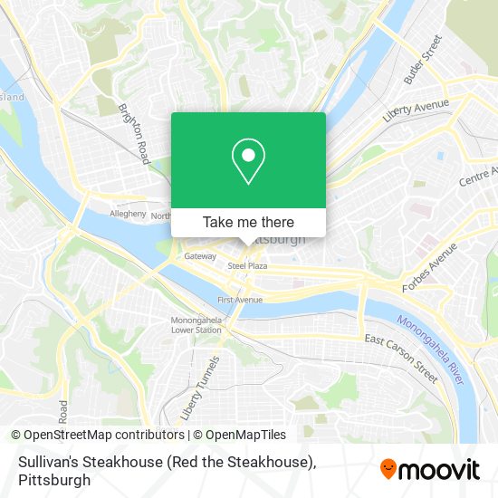 Sullivan's Steakhouse (Red the Steakhouse) map