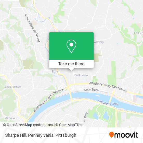 Sharpe Hill, Pennsylvania map