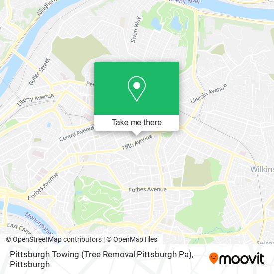 Pittsburgh Towing (Tree Removal Pittsburgh Pa) map