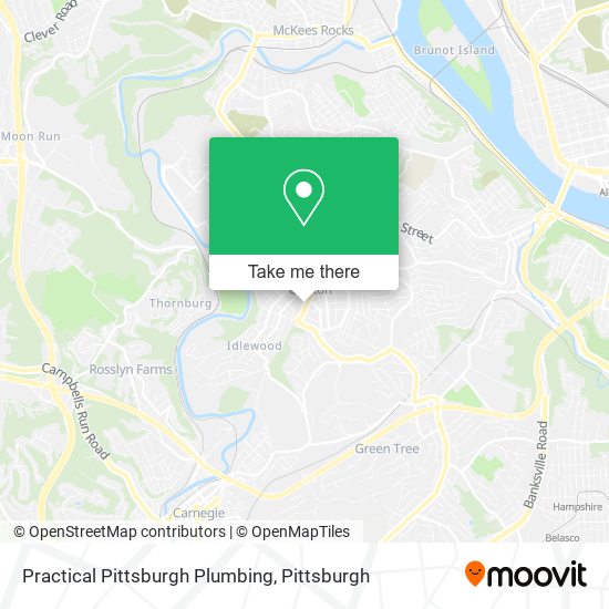 Mapa de Practical Pittsburgh Plumbing