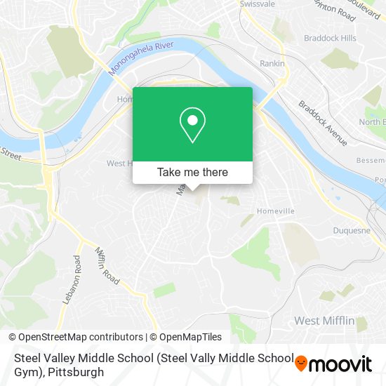 Mapa de Steel Valley Middle School (Steel Vally Middle School Gym)