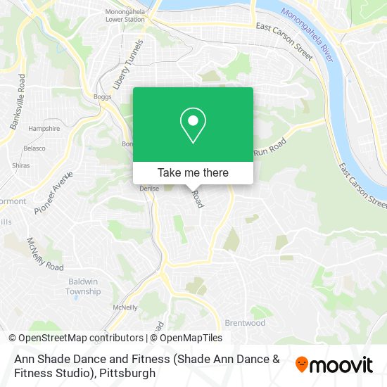 Ann Shade Dance and Fitness map