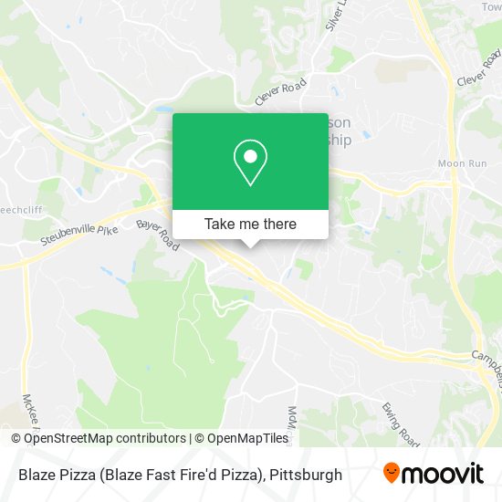 Blaze Pizza (Blaze Fast Fire'd Pizza) map