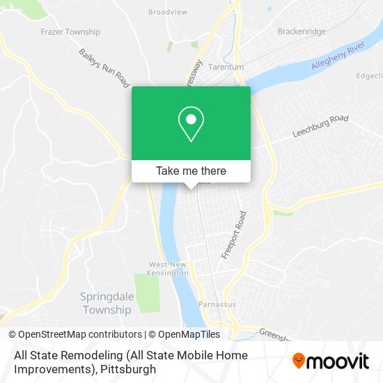 All State Remodeling (All State Mobile Home Improvements) map