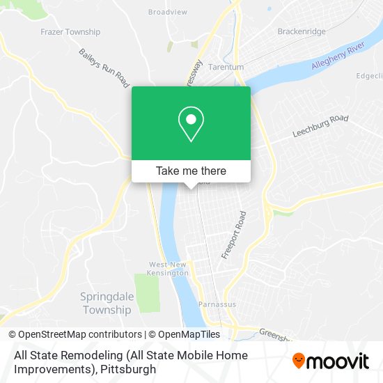 Mapa de All State Remodeling (All State Mobile Home Improvements)