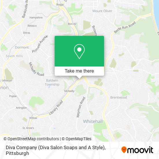 Mapa de Diva Company (Diva Salon Soaps and A Style)
