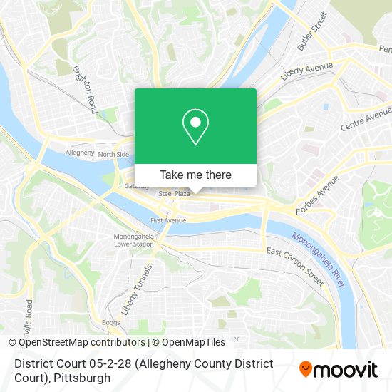 District Court 05-2-28 (Allegheny County District Court) map