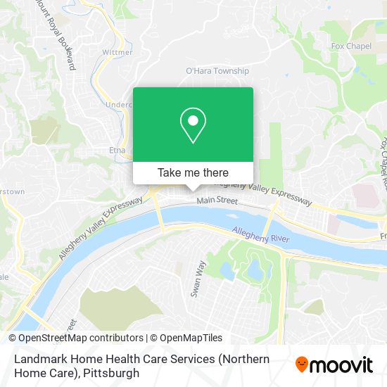Mapa de Landmark Home Health Care Services (Northern Home Care)