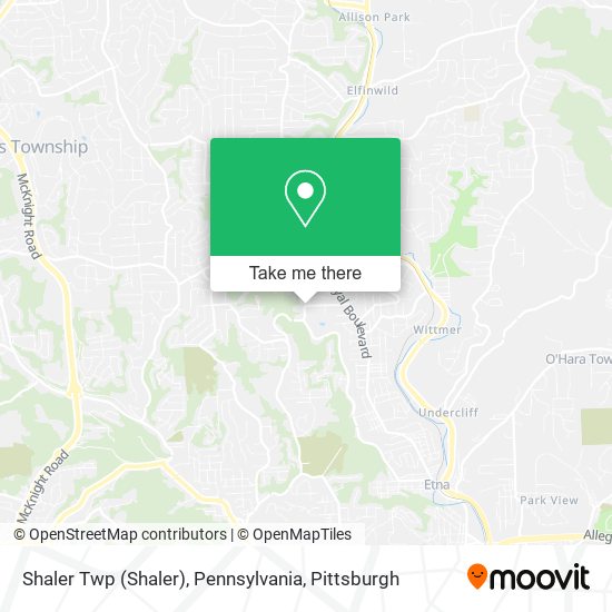 Shaler Twp (Shaler), Pennsylvania map