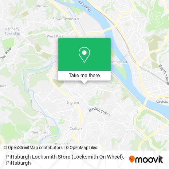 Mapa de Pittsburgh Locksmith Store (Locksmith On Wheel)