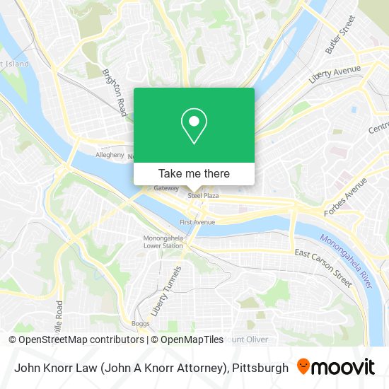 Mapa de John Knorr Law (John A Knorr Attorney)