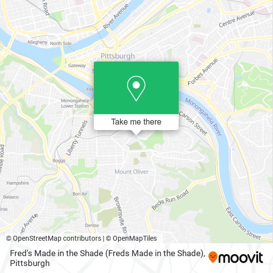 Fred's Made in the Shade (Freds Made in the Shade) map