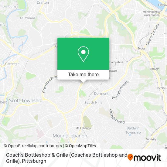 Coach's Bottleshop & Grille (Coaches Bottleshop and Grille) map