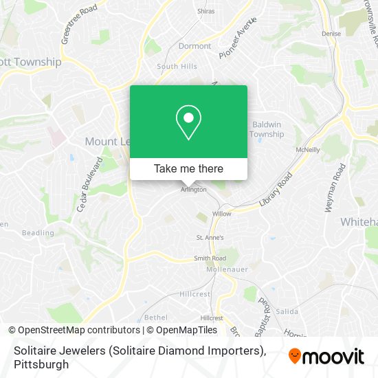 Solitaire Jewelers (Solitaire Diamond Importers) map