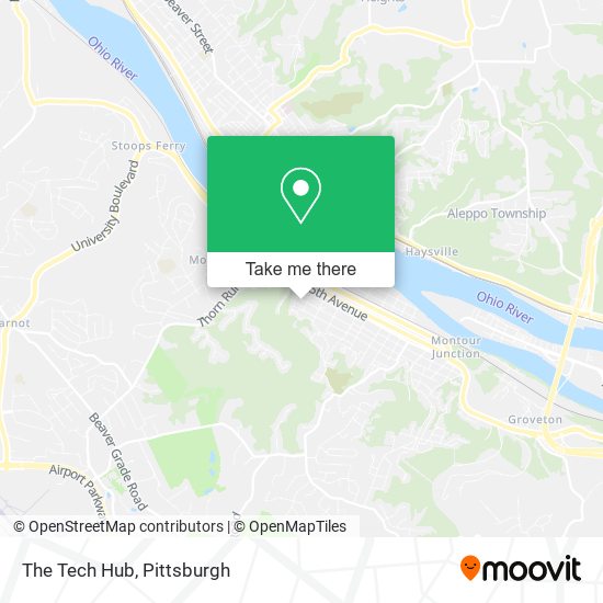 The Tech Hub map