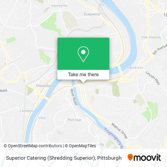 Mapa de Superior Catering (Shredding Superior)