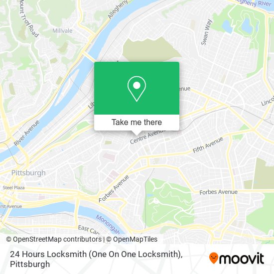 Mapa de 24 Hours Locksmith (One On One Locksmith)