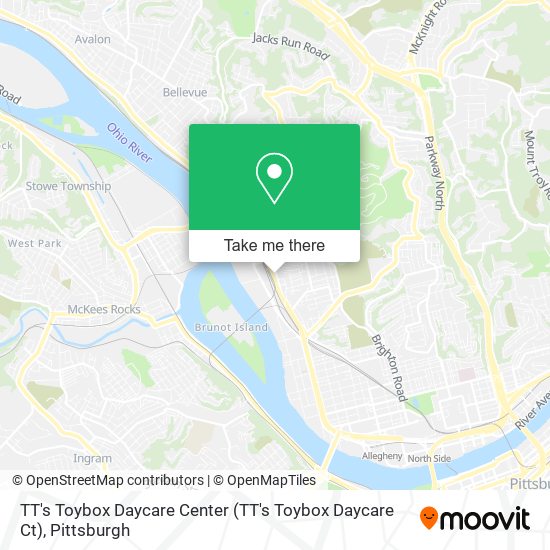 Mapa de TT's Toybox Daycare Center